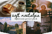 Soft Nostalgia Lightroom Preset Pack, a Preset Add-On by Collage Cult (Thumbnail 1 of 4)