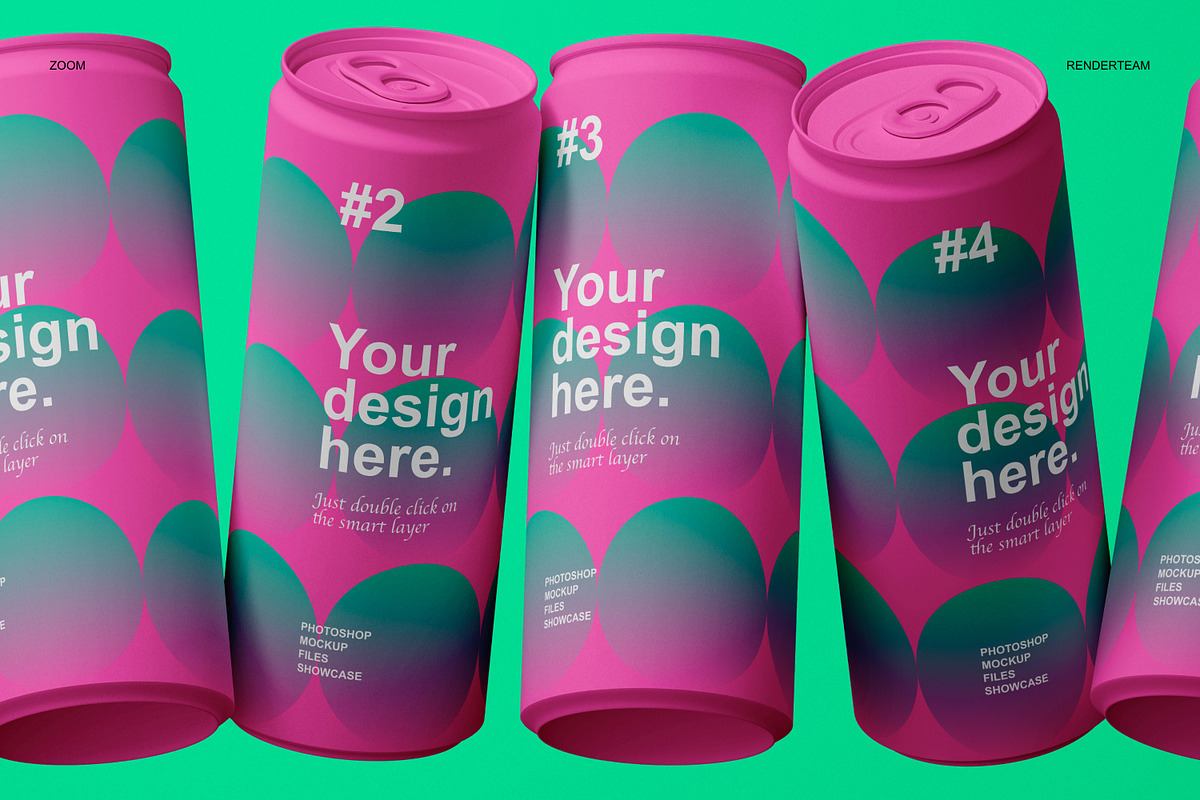 Matte Can Mockup by Renderteam