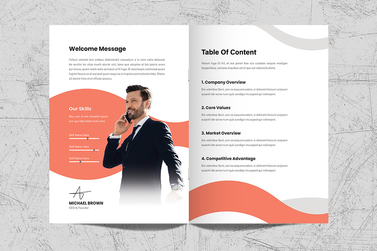 Booklet Brochure Template, a Brochure Template by White Graphic (Photo 2 of 11)