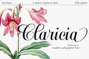 Claricia Family, a Handwritten Font by Eurotypo (Thumbnail 1 of 8)