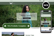Wix Website Template Aesthetic Shop, a Wix Template by Wixify Studio (Thumbnail 1 of 10)