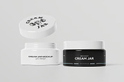 Cream Jar Mockup, a Packaging Mockup by Se٧enStudio (Thumbnail 2 of 4)