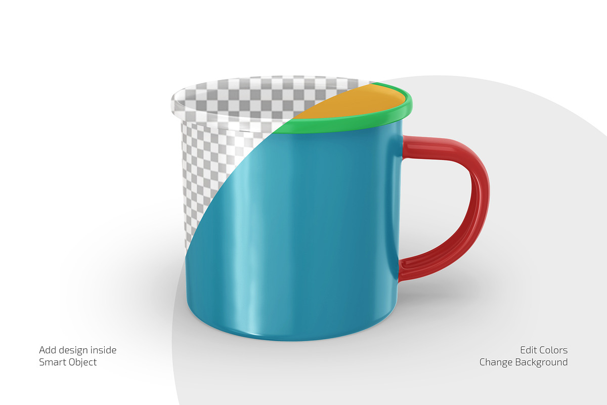 Enamel Mug Mockup Set, a Cups & Container Mockup by Country4k (Photo 2 of 4)