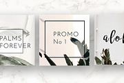 8 Pack Instagram Social Palm Layouts, a Templates & Theme by Aloha Philly (Thumbnail 5 of 7)