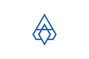 modern luxury letter A diamond logo, a Branding & Logo Template by Rasagama Studio
