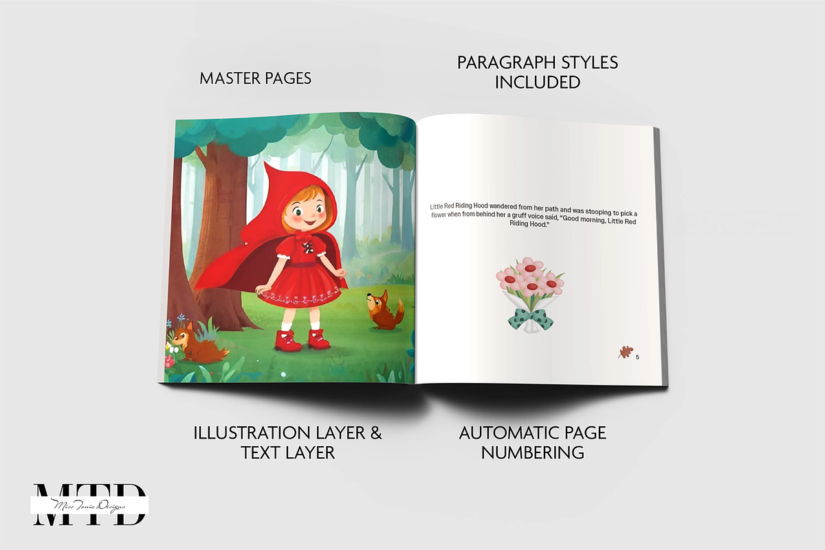8.5x8.5 Children's Book Template, a Templates & Theme by Ms Tonia Designs (Photo 2 of 8)