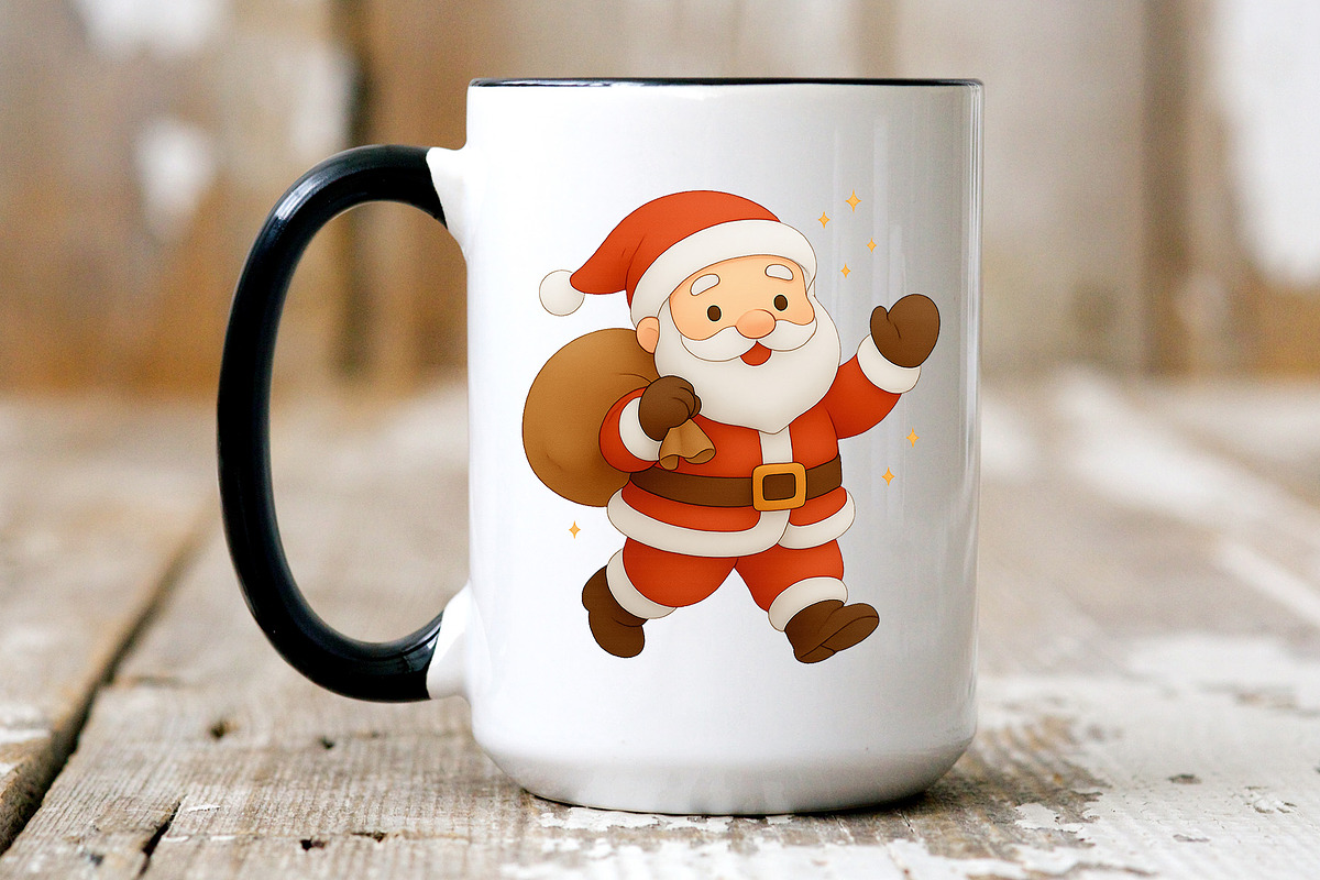 Christmas Characters PNG Set., a Decorative Illustration by kaisorn (Photo 4 of 6)