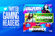 Gaming Twitter Headers Bundle, a Social Media Template by Odin_Design (Thumbnail 4 of 10)