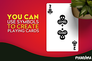 Playing Card Vector Symbols, an Illustration by pixaroma (Thumbnail 3 of 3)
