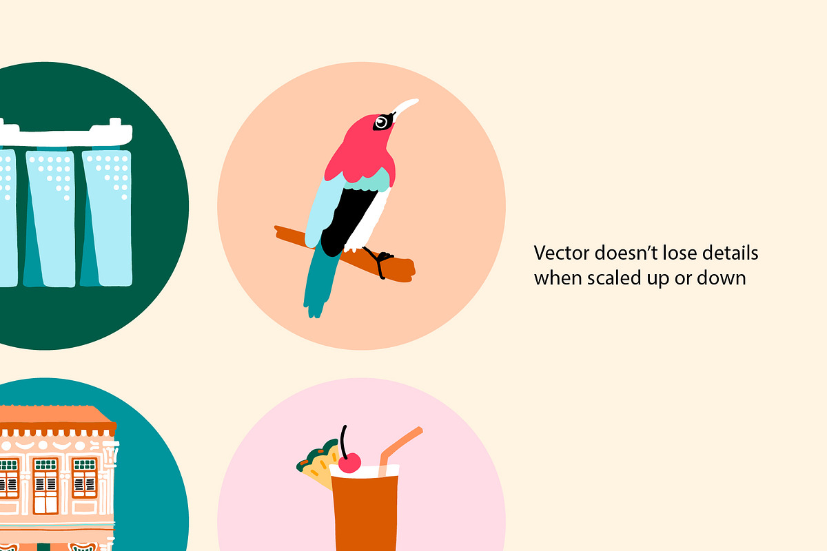 Set of Singaporean Cultural Icons, a Graphic by Goodputty (Photo 3 of 3)