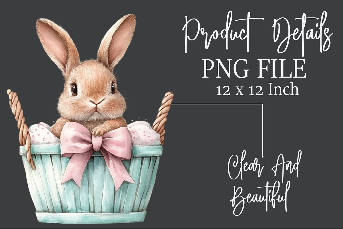 Sweet Bunnies Nursery Clipart, an Illustration by Rose Art (Photo 5 of 5)