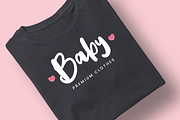 Baby Angella, a Script Font by Silverdav (Thumbnail 2 of 6)