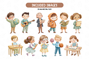 Cute School Supplies PNG, an Illustration by TatiMockup (Thumbnail 2 of 5)