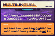 Preton - Electrical Display Font, a Sans Serif Font by Artisan Themes (Thumbnail 11 of 12)