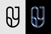 Luminous Chrome Text & Logo Effect, a Brushes & More by Design Squad (Thumbnail 4 of 4)