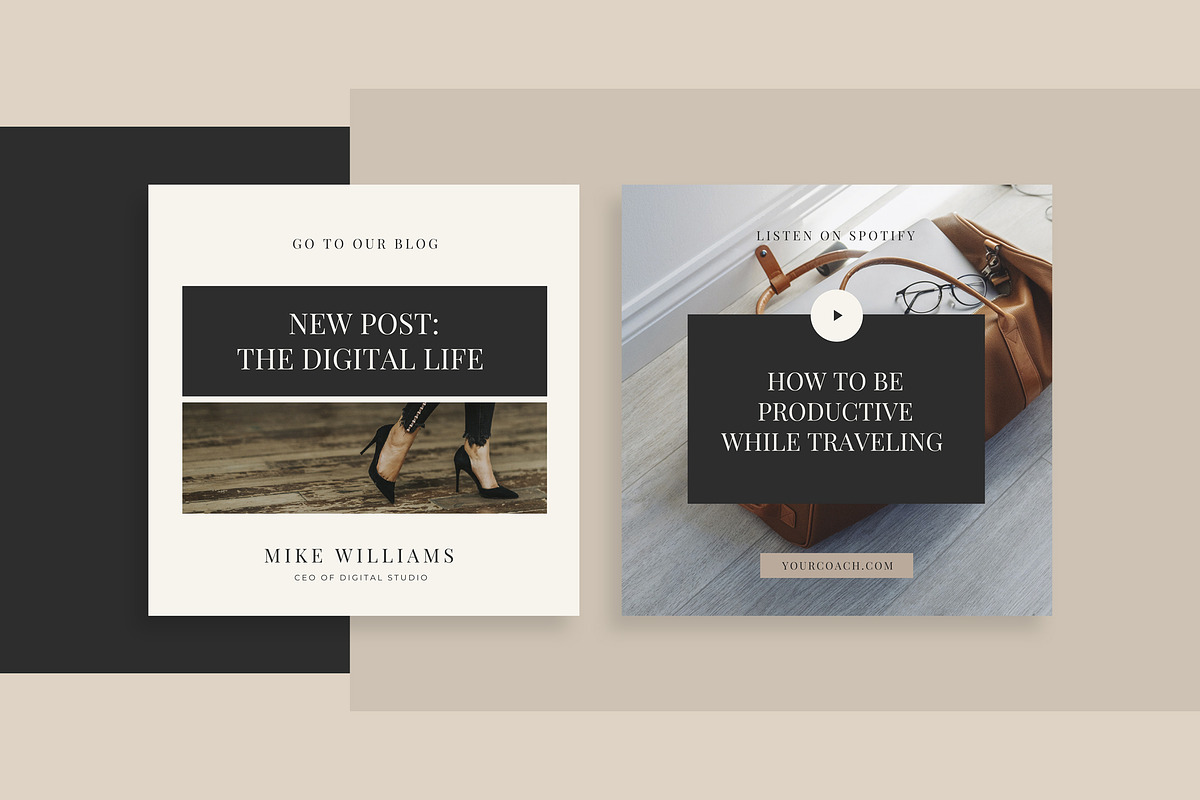 Instagram Creator Coach Influencer, a Social Media Template by Design District (Photo 9 of 33)