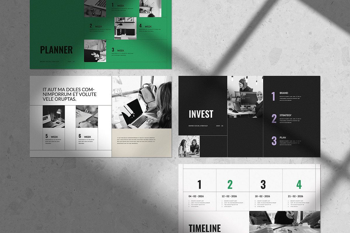 Social Media Strategy Template, a Presentation Template by WhiteGraphic (Photo 5 of 7)