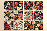 Vintage Flower Seamless Pattern, a Pattern Graphic by Forhadx5 (Thumbnail 5 of 6)