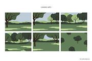 Farmer Market & Park People Scenes, a Person Illustration by LyubovZaytseva (Thumbnail 14 of 24)