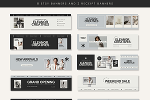 Etsy Shop Kit Branding Templates