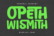 Opeth Wismith Display Font, a Sans Serif Font by Maulana Creative (Thumbnail 6 of 8)