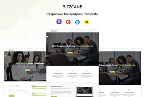 Bizzcane - Business Landing Template
