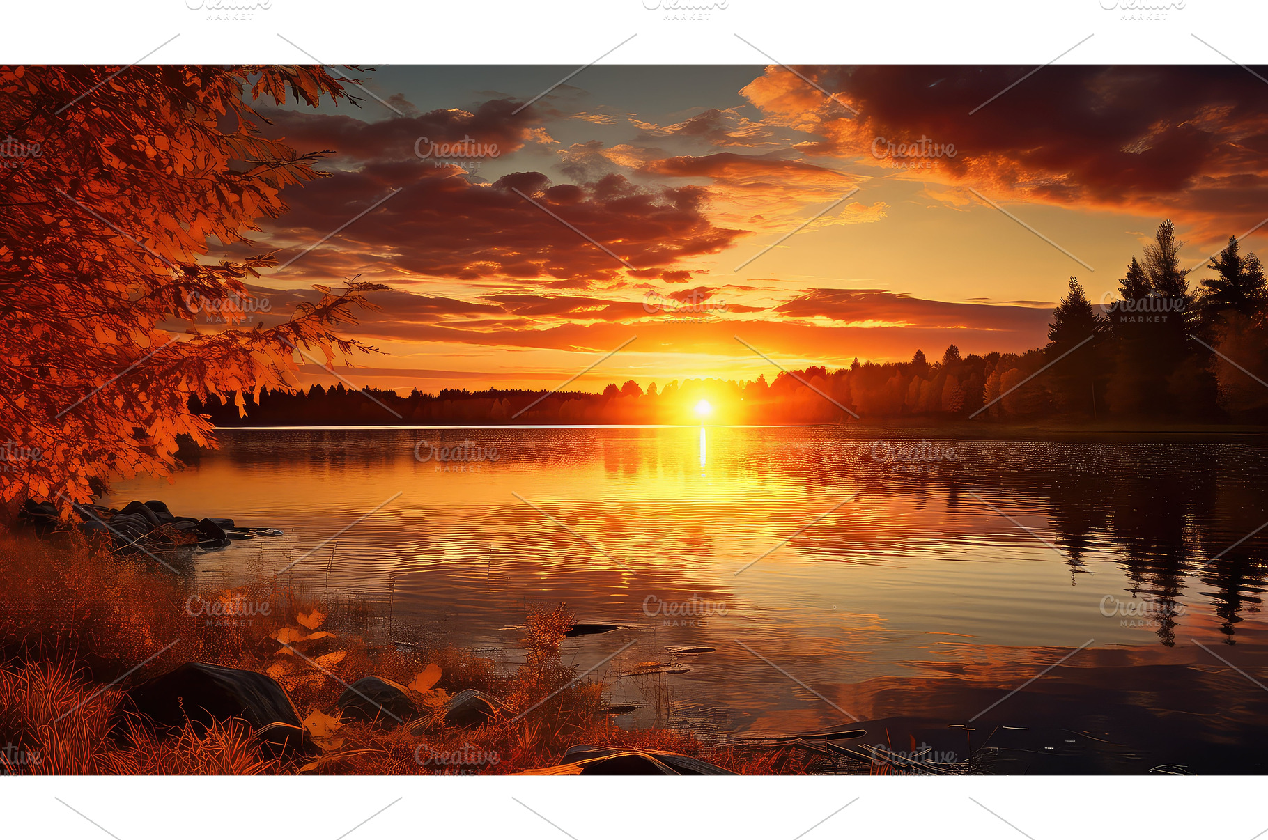 nature landscape autumn background, a Nature Photo by pikepicture