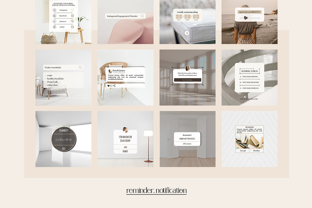 Instagram Creator for Coaches CANVA, a Social Media Template by goodesign (Photo 7 of 29)