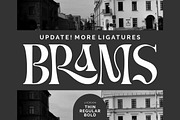 BRAMS - Display Serif (UPDATED!), a Serif Font by ErgibiStudio (Thumbnail 1 of 11)
