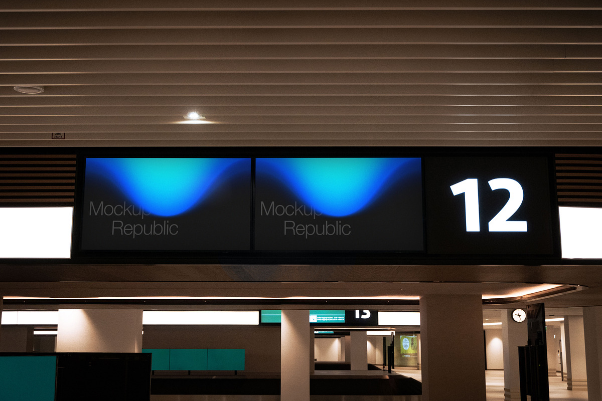 Billboard Screen Mockup 002, an Advertising Mockup by Burmess (Photo 6 of 7)