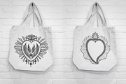 Holy heart.Graphic set.Update., a Decorative Illustration by Moonflora (Thumbnail 5 of 8)