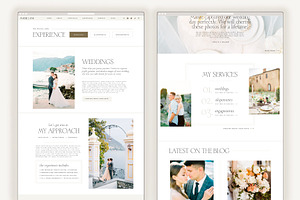 Maisie Lane Showit Website Template