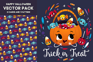 happy halloween trick or treat bag