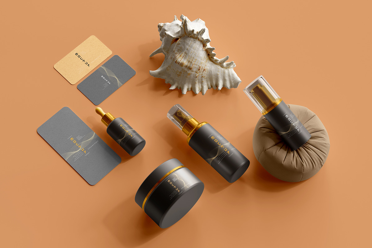 100+ Cosmetic Branding Mockups, a Cups & Container Mockup by pmvch (Photo 1 of 102)