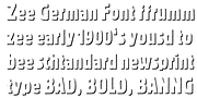 Bannertype, a Font by Wiescher-Design (Thumbnail 8 of 8)