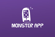 Monster App Logo, a Branding & Logo Template by MJL Creatives (Thumbnail 2 of 3)