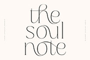 Soul Note Display - Unique Ligatures, a Serif Font by Glyphofik x GudPap (Thumbnail 1 of 15)