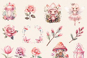 PINK ENCHANTED FOREST CLIPART PACK, a Person Illustration by Daring Digies (Thumbnail 6 of 9)