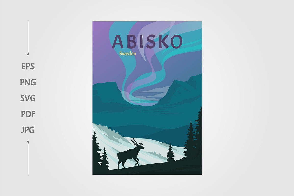abisko national park in sweden, a Wallpaper Graphic by lawoel