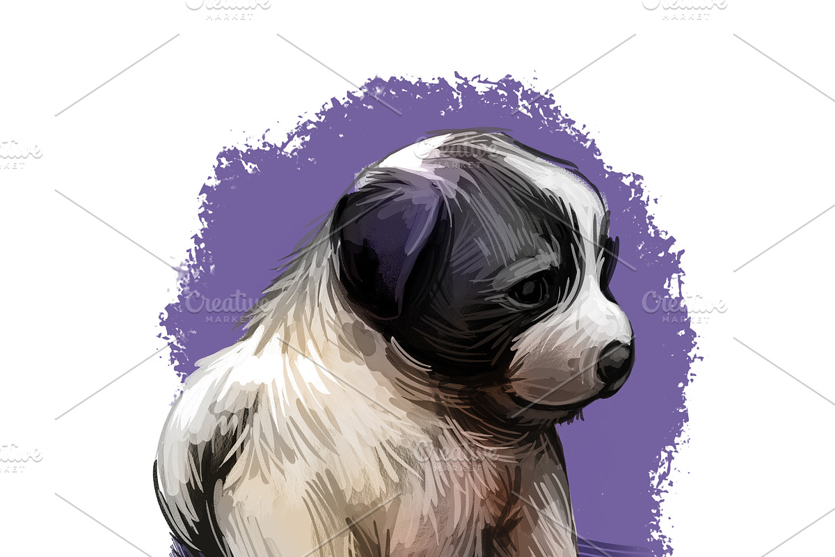 Puppies Dog Breeds Big Bundle 135Pcs, an Animal Illustration by Dneprstock (Photo 45 of 68)
