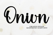 Onion, a Serif Font by FreshTypeINK (Thumbnail 1 of 6)