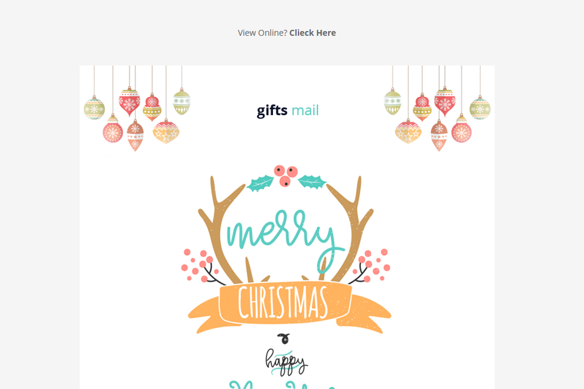 Gifts Email - 8 Christmas Templates, an Email Template by ...