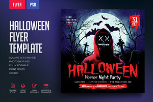 Halloween Horror Night Party Flyer