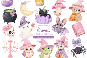 Kawaii Halloween Clipart