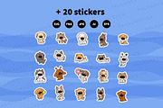 Cute Kawaii Dogs Characters, an Animal Illustration by Palau (Thumbnail 12 of 12)