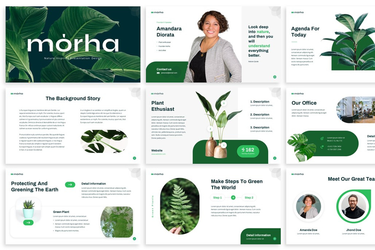 Morha - Nature Keynote Template, a Presentation Template by SlideFactory (Photo 2 of 4)