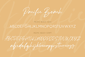 Pacific Beach Font Duo