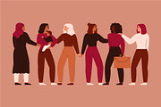 Women in Unity for Women, a Person Illustration by Mary Long (Thumbnail 5 of 5)