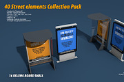 40 Street elements Collection Pack, an Architecture 3D Model by multimedia4ds (Thumbnail 32 of 70)