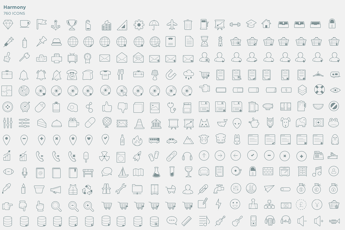 Mega Icon Bundle (4300+ icons), an Icon by SmartIcons (Photo 9 of 9)